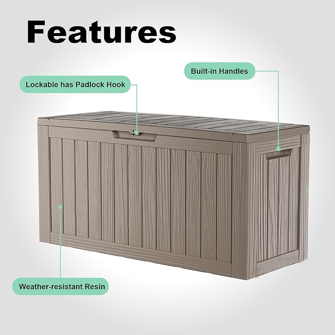 ROJIK Outdoor Storage Housing Deck Box - Image 5