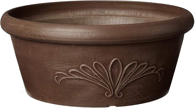 Arcadia Garden Products PSW TA25C Plastic/Stone/Wood Composite Bulb Pan – No by PSW