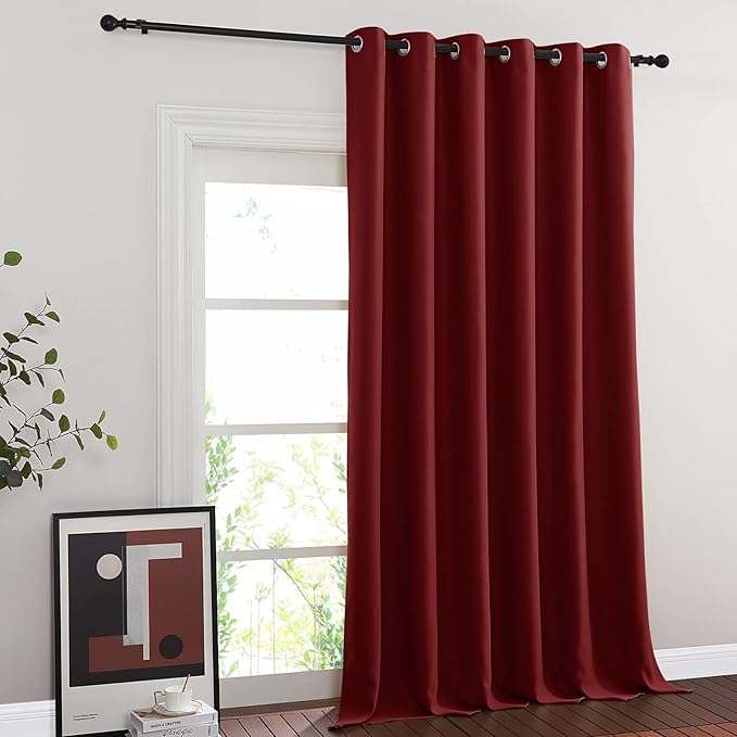 NICETOWN Glass Door Curtain for Windows, Extra Wide Thermal Insulated Curtain - Image 8