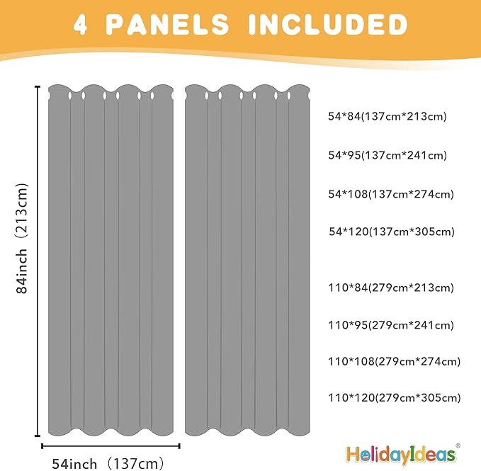 HolidayIdeas White Outdoor Curtains - Image 5