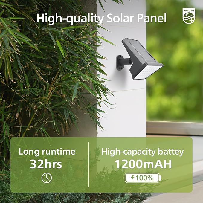 Philips 2 Packs Solar Spot Lights Outdoor Waterproof, 28 LED 3000K Solar - Image 4