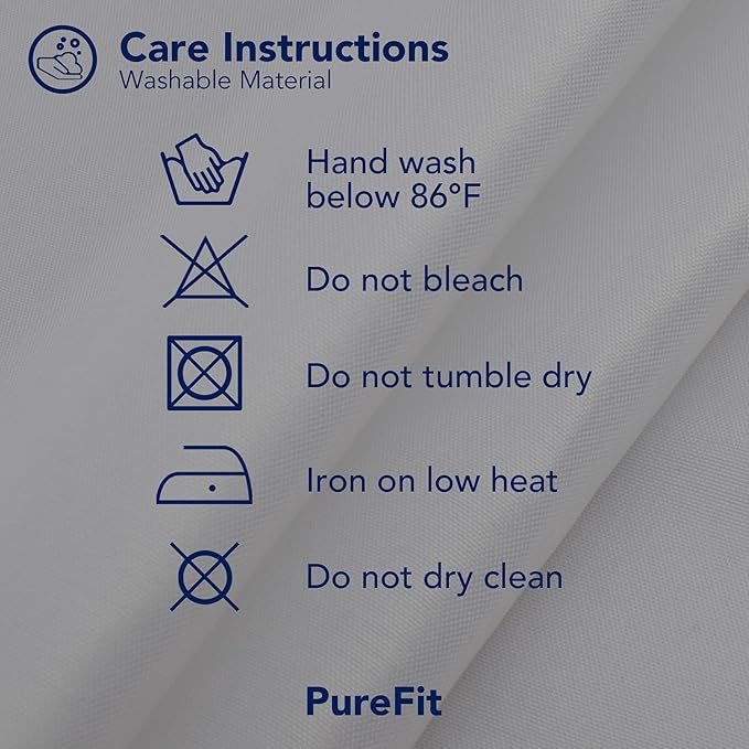 PureFit Outdoor Curtains for Patio Waterproof Weatherproof, UV and Fade - Image 7