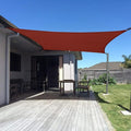 SUNNY GUARD Sun Shade Sail 8' x 10' Rectangle Terra Red UV Block Sunshade by SUNNYGUARD