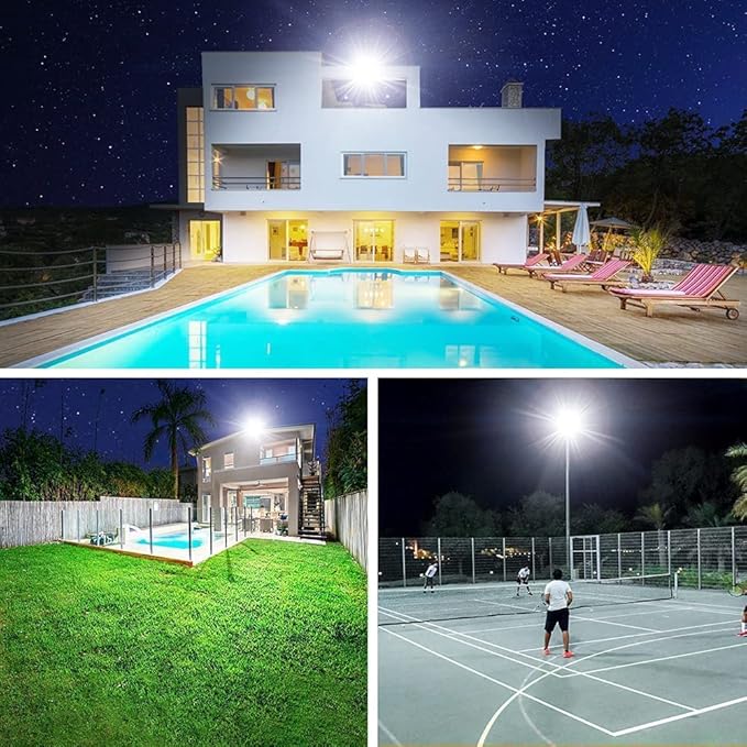 300W LED Flood Light Outdoor, 2000W Equivalent 5000K Daylight White Super - Image 5