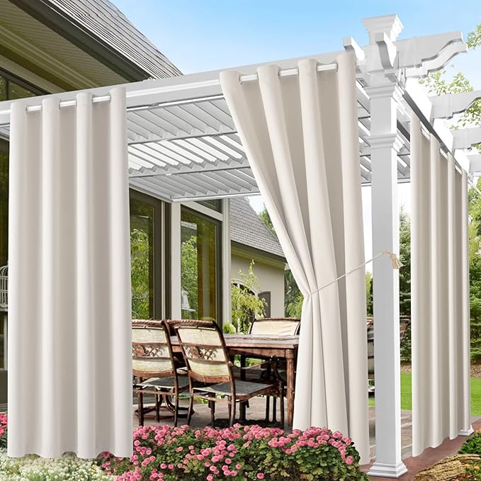 Outdoor Indoor Curtains W52 x L108 by DivaenCamino