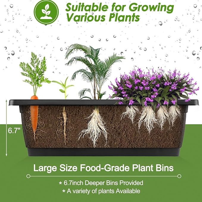 SEJOV 4FT Vertical Raised Garden Bed, 5-Tier Vertical Garden Planter - Image 7