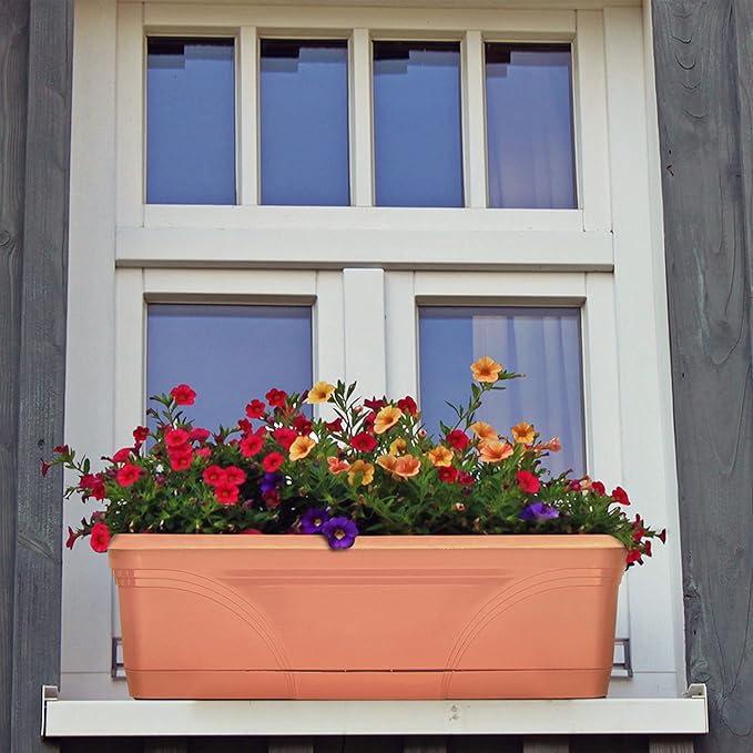 Southern Patio 36 Inch Rectangular Plastic Medallion Hanging Windowsill and - Image 6