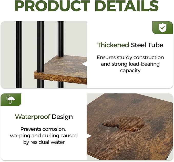 Bamworld Plant Stand with Grow Light - Image 7