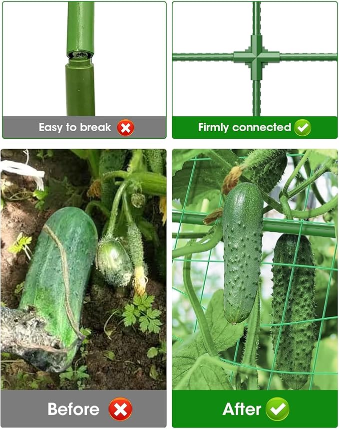 4 Pack Cucumber Trellis, Garden Trellis - Image 5