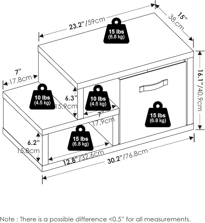 Furinno Viola Multipurpose Shelf, - Image 3