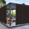 PureFit Outdoor Curtains for Patio Waterproof Weatherproof, UV and Fade by PureFit