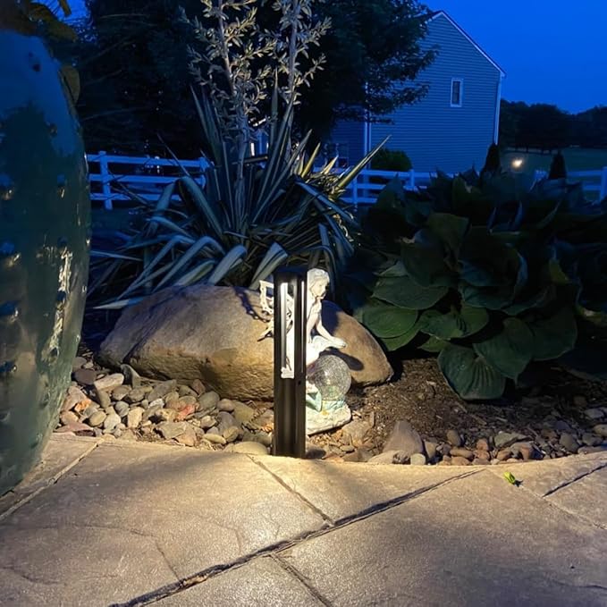 LEONLITE 10-Pack Low Voltage Landscape Pathway Lights, LED Bollard Path Lights - Image 2