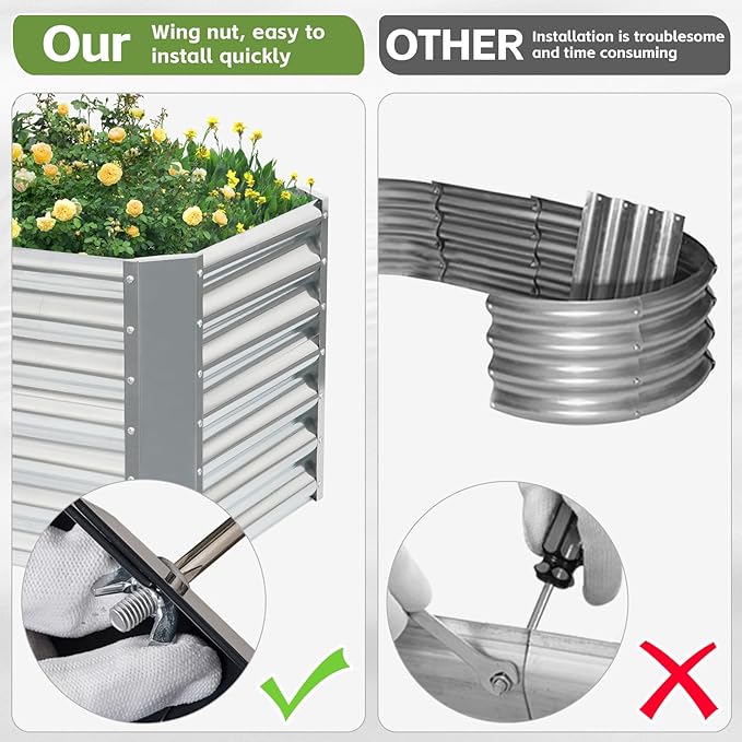 8x2x2ft Raised Garden Bed - Image 6