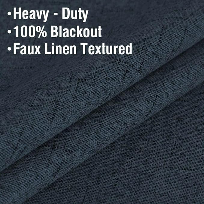 H.VERSAILTEX Primitive Linen Blackout Curtains - Image 5