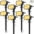 Sucolite 8-Pack Solar Spot Lights Outdoor Waterproof IP65, 3 Lighting Modes by Sucolite