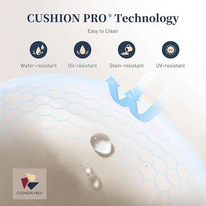 Patio Dining Set 9 Piece, 6 Woven Rattan Fixed Chairs and 2 Swivel Chairs - Image 5