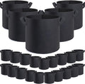 GROWTNT 3 Gallon Grow Bags 24 Pack, 3 Gallon Fabric Pots, Garden Bags to Grow by GROWTNTLLC