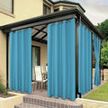BONZER Outdoor Curtains for Patio Water Resistant Heavy Privacy Light Filtering by Bonzer
