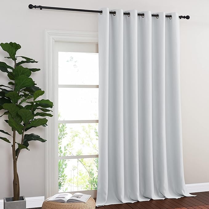 NICETOWN Patio Door Curtain Room Darkening Drapes, Grommet Top Light Blocking - Image 8