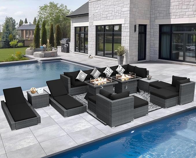 NICESOUL 18 Piece Outdoor Sectional - Image 2