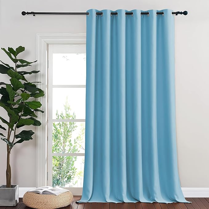 NICETOWN Sliding Door Curtain 108 Inches Long by NICETOWN