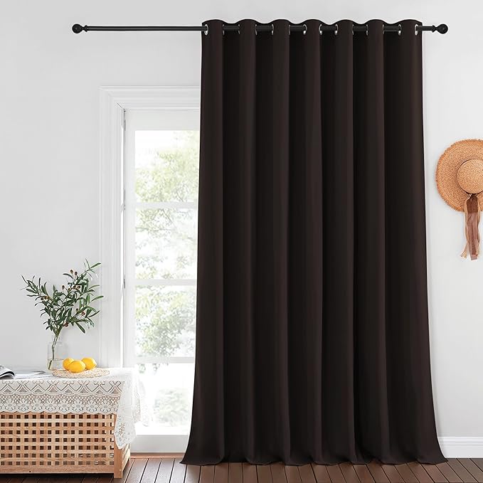 NICETOWN Blackout Curtains for Sliding Glass Door Room Divider Noise Reduce by NICETOWN