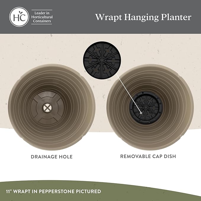 The HC Companies Wrapt Hanging Planters - Image 3
