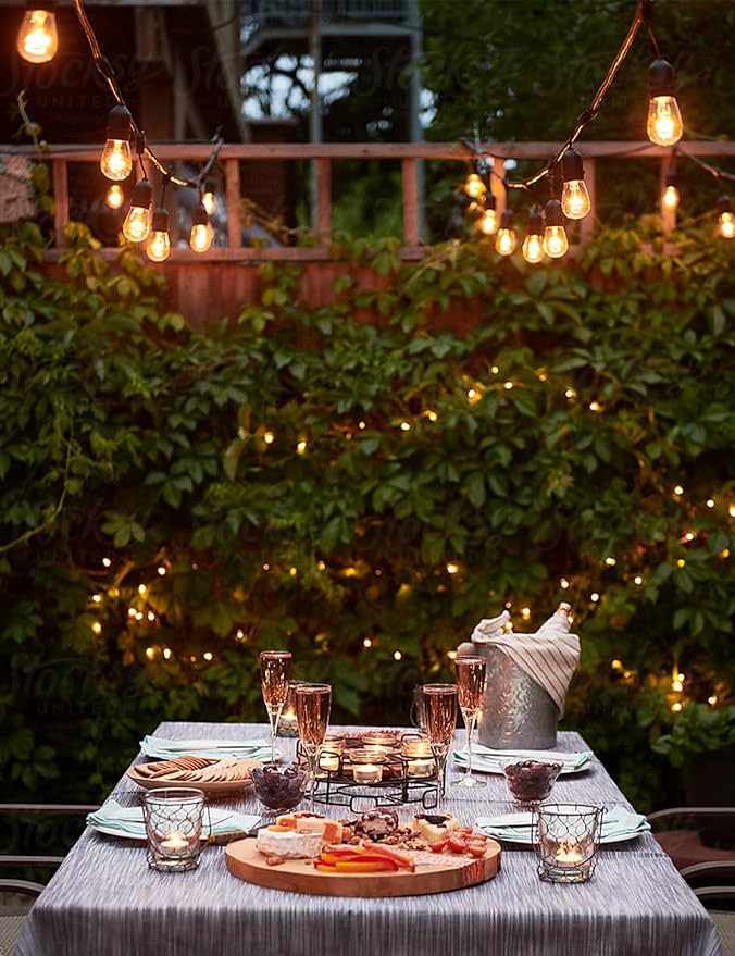 Svater Outdoor String Lights 200 FT, E26 Socket, 1 Watt Dimmable 2700K Warm - Image 7