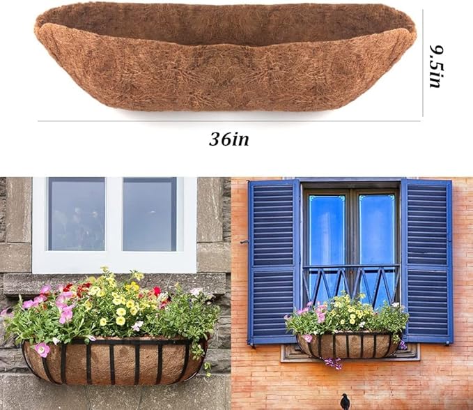 2 Pack Trough Coco Liner Fiber Replacement - Image 4