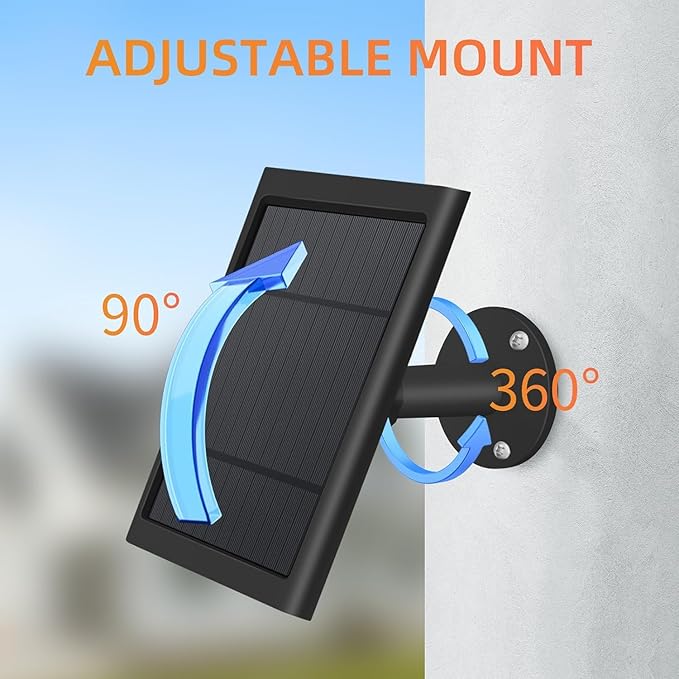 3 Pack 4W Solar Charger for Spotlight & Stick Up Outdoor Cam, High Efficiency - Image 2