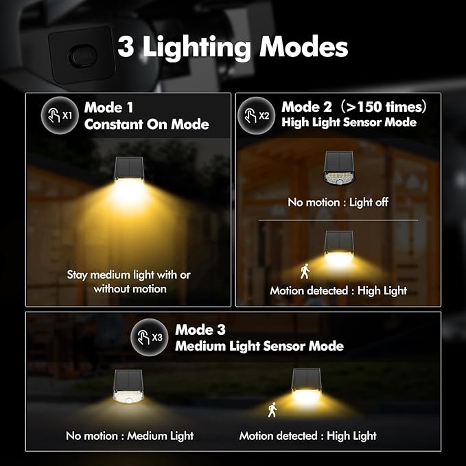 AloftSun Solar Motion Sensor Outdoor Lights, Waterproof Motion Sensor Spot - Image 3