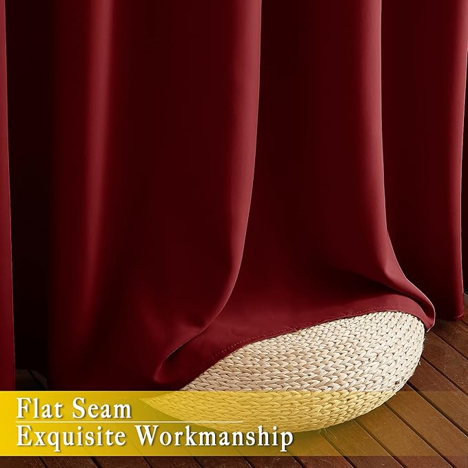 NICETOWN Glass Door Curtain for Windows, Extra Wide Thermal Insulated Curtain - Image 7