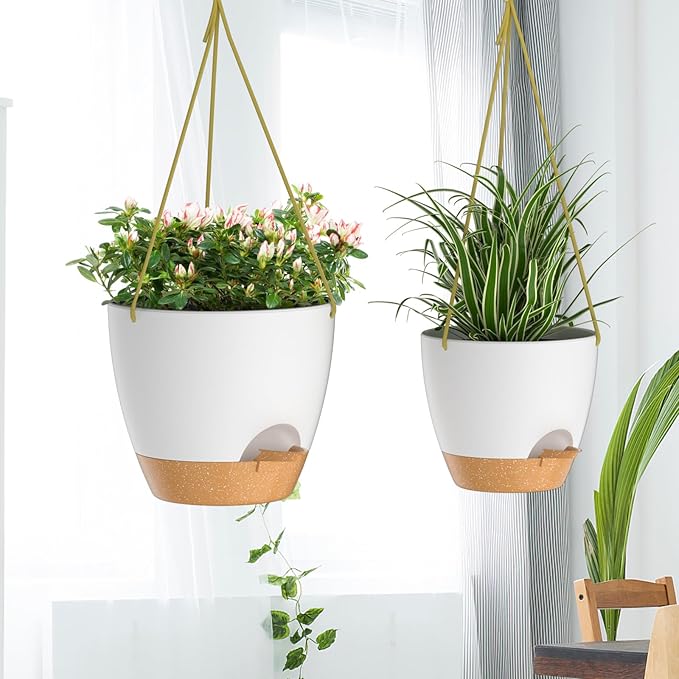 ZMTECH 10 Inch Hanging Planters - Image 6