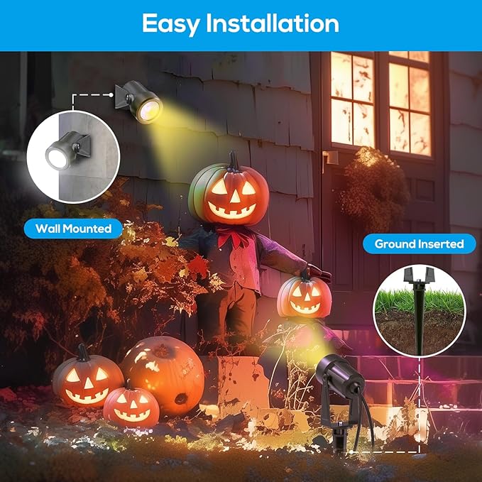 ZYAN Landscape Spotlights with Sensor, 5 Lighting Modes - Image 5