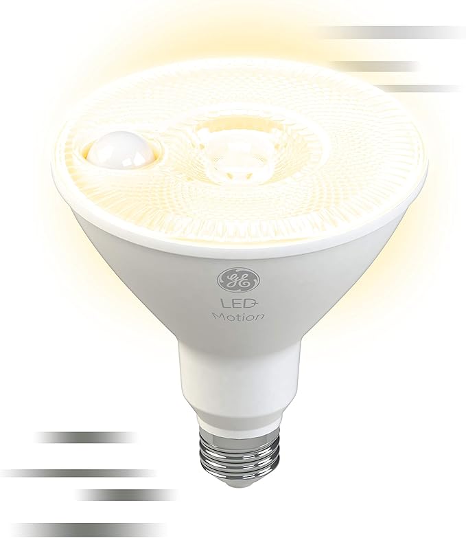 GE LED+ Motion Sensor LED Light Bulbs, PAR38 Outdoor Security Floodlights - Image 11