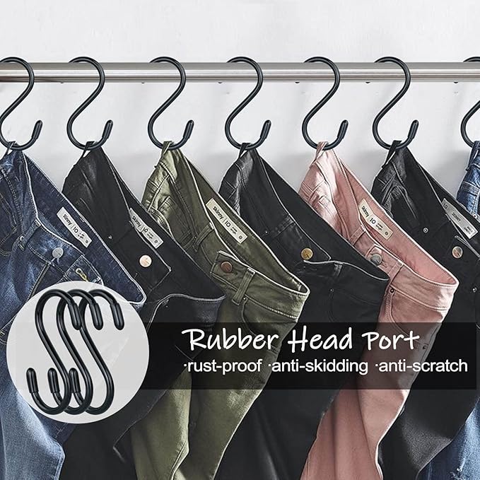 30 Pack Vinyl Coated Heavy Duty S Hooks - Image 3