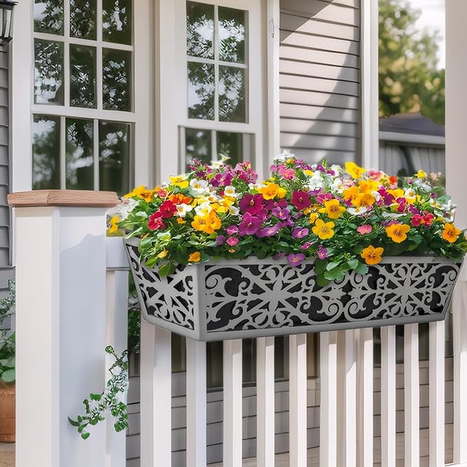4 Pack 30 Inch Window Boxes Planter - Image 6