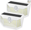 HMCITY 120 LED Solar Lights Outdoor by LightingUpYourLife