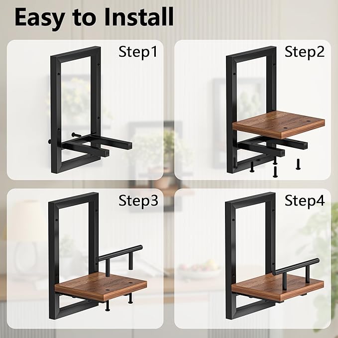 bosbo Floating Shelves for Wall, Plant Shelf Indoor, Wall Planters for Indoor - Image 5