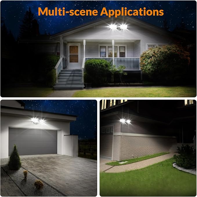LEPOWER 28W 3000LM ‌LED Security Flood Light‌ ‌Outdoor‌, Switch Controlled - Image 5