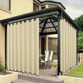 BONZER Extra Wide Waterproof Outdoor Curtains by Bonzer