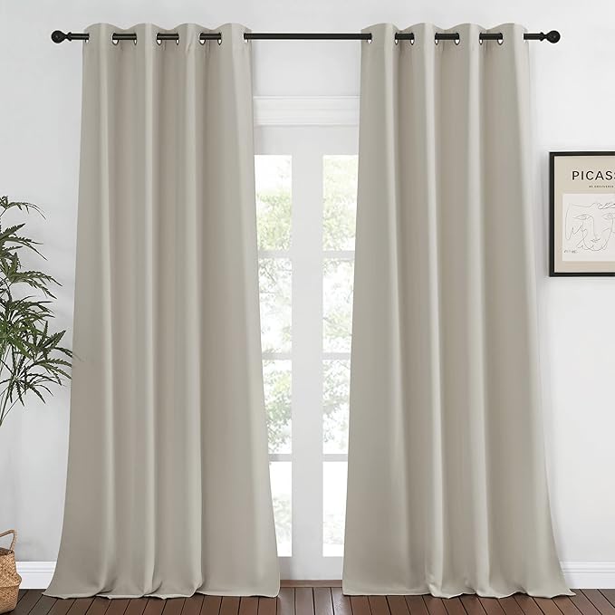 NICETOWN Blackout Natural Curtain by NICETOWN