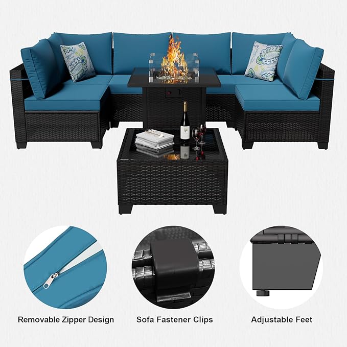 8-Piece Patio Furniture Set - Image 6