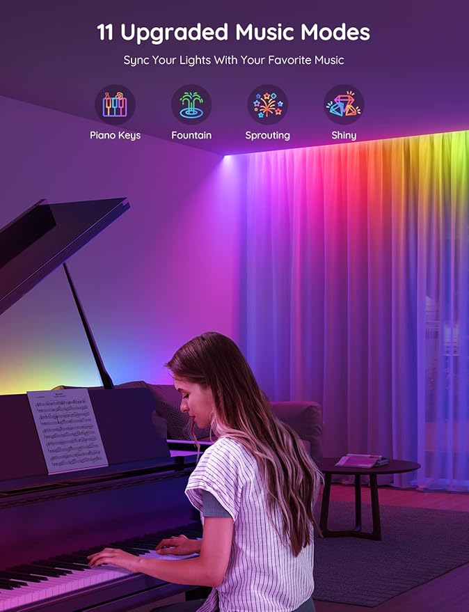 Govee 100ft RGBIC LED Strip Lights, Smart LED Lights - Image 6