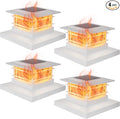 Dynaming 4 Pack Solar Post Cap Lights Outdoor by Dynaming