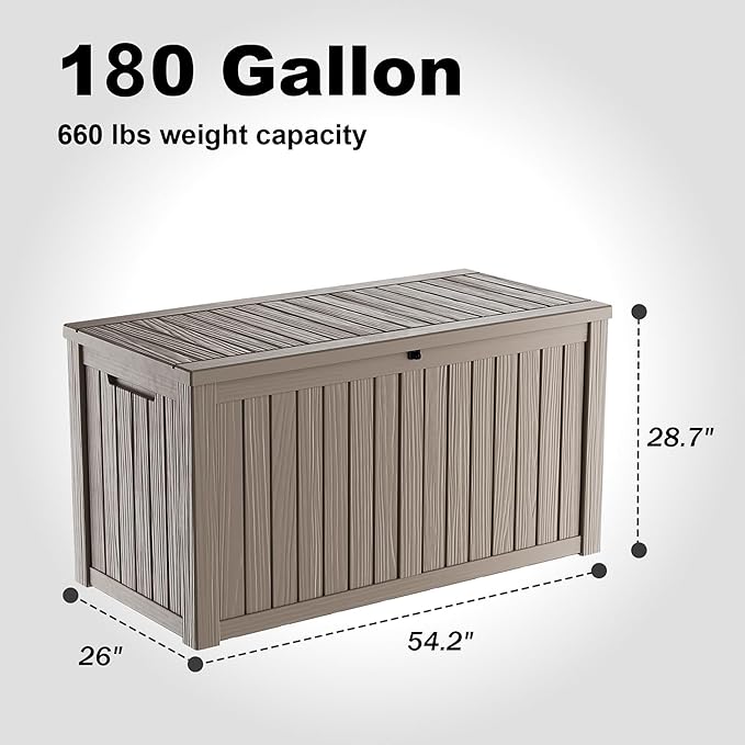 ROJIK Outdoor Storage Housing Deck Box - Image 2