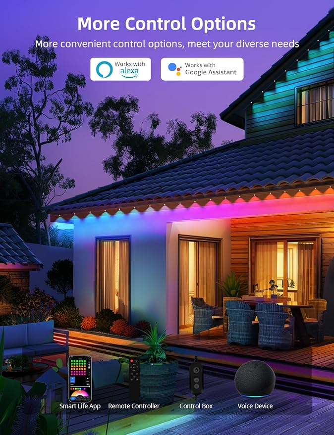 APPECK Permanent Outdoor Lights 100ft - Image 6