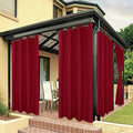 BONZER Outdoor Curtains for Patio Water Resistant Heavy Privacy Light Filtering by Bonzer