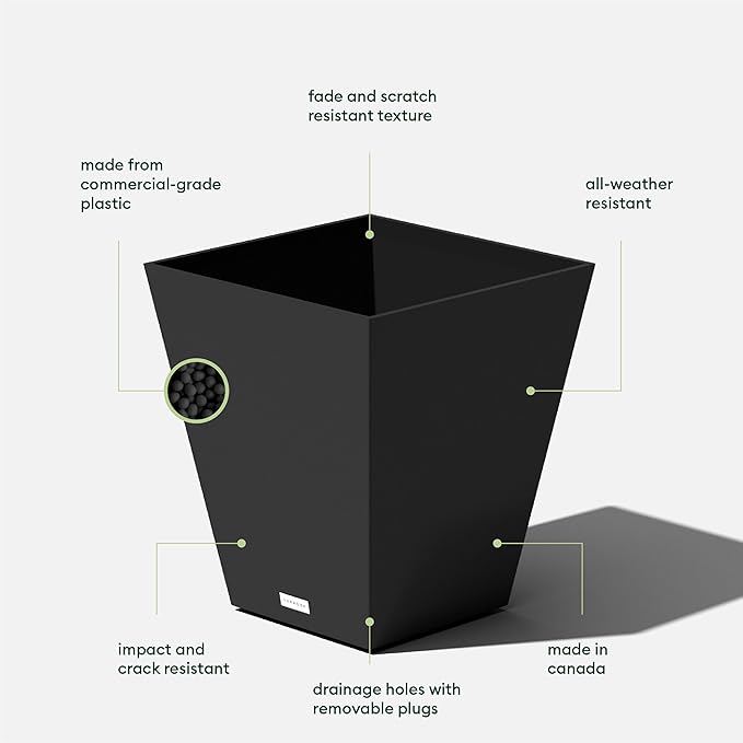 Veradek Pure Series Nobleton Plastic Planter - Image 4