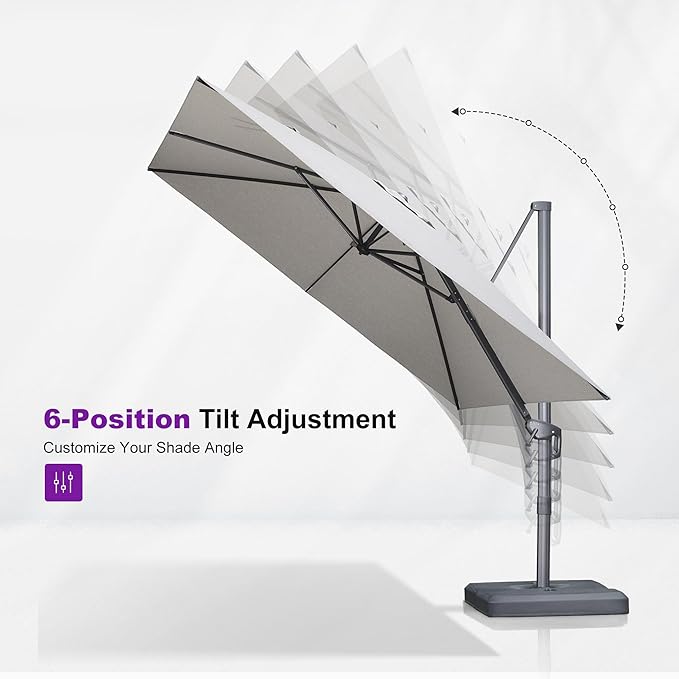 PURPLE LEAF 10 FT Outdoor Umbrella - Image 7